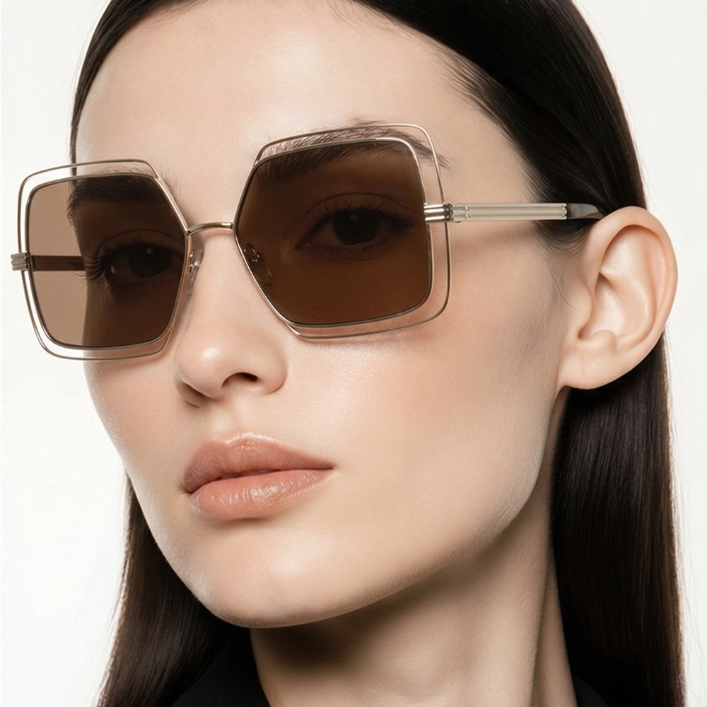 💯- New Authentic Tory Burch Oversized Women's Sunglasses, TY6086 55